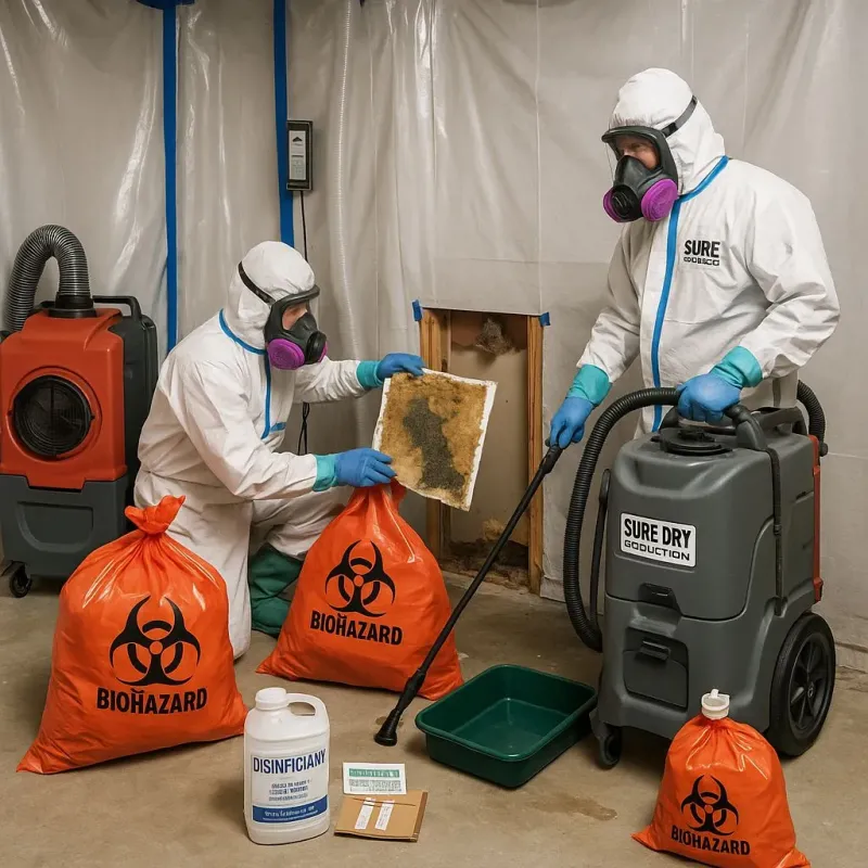 Contaminated Water Handling Protocols process in Bethlehem Village, CT